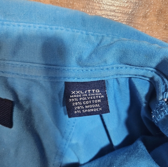 Tommy Bahama Mens XXL IslandZone Blue Polo Shirt Blue Marlin  Polyester Blend - Picture 3 of 7